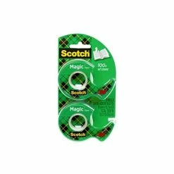 Best Pirce 😉 Scotch® Magic™ Invisible Tape With Refillable Dispenser, 3/4" X 16.67 Yds., 2 Rolls (122DM-2) 🔥