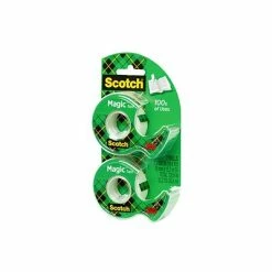Best Pirce 😉 Scotch® Magic™ Invisible Tape With Refillable Dispenser, 3/4" X 16.67 Yds., 2 Rolls (122DM-2) 🔥 -Tape Fasteners & Adhesives Sales unnamed file 2438