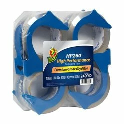 Best Pirce ✨ Tape Dispenser W Tape Duck® Brand 1.88 In. X 60 Yd. HP260™ Packing Tape With Dispenser, Clear, 4-Pack (847667) 👍