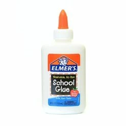 Outlet 😀 All Purpose & School Glue Elmer's WashableRemovable School Glue, 4 Oz., White, 12/Pack (91076-PK12) 🌟