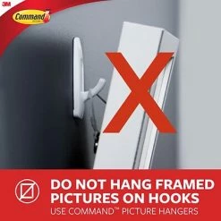 Deals 😍 Command™ Decorative Hooks Command™ Large Designer Hooks, White, 16 Hooks (17083-S16NA) 🔔 -Tape Fasteners & Adhesives Sales unnamed file 2479