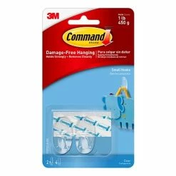 Top 10 🔔 Command™ Clear Hooks Command™ Small Hooks, Clear, 2 Hooks (17092CLR-ES) 🎁