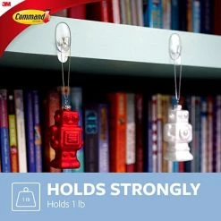 Top 10 🔔 Command™ Clear Hooks Command™ Small Hooks, Clear, 2 Hooks (17092CLR-ES) 🎁 -Tape Fasteners & Adhesives Sales unnamed file 2487