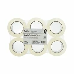 Deals 😉 Quill Brand® Acrylic Packaging Tape, 2.6 Mil, 2" X 110 Yds., Clear, 6/Pack (ST-QA26L6) ✨