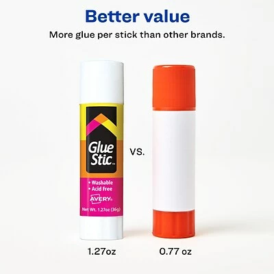 Best Sale 🛒 Avery Washable Glue Sticks, 1.27 Oz., White (00196) 🔔 7 Best Sale 🛒 Avery Washable Glue Sticks, 1.27 Oz., White (00196) 🔔 - Image 7