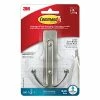Deals 🎁 Hooks & Hanging Strips Command™ Large Double Bath Hook, Satin Nickel, 1 Hook, 1 Large Water-Resistant Strip/Pack (BATH36-SN-ES) 💯
