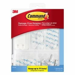 Best deal 🧨 Hooks & Hanging Strips Command™ Clear Variety Kit, 53 Pieces/Pack (17232-ES) 👍
