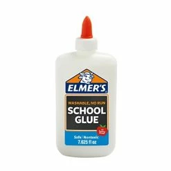 New ❤️ All Purpose & School Glue Elmer's WashableRemovable School Glue, 7.625 Oz., White (E308) 🎉