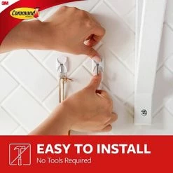 Hot Sale ✔️ Command™ Wire Hooks With Clear Adhesive Command™ Small Wire Hooks Mega Pack, White, 28 Hooks (17067-MPESBU) 👏 -Tape Fasteners & Adhesives Sales unnamed file 269