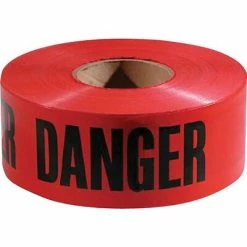 Flash Sale 💯 Empire Level Empire® Level Safety Barricade Tapes, Red, Danger Do Not Enter, 1000' Length 💯