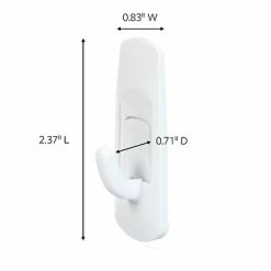 New 😀 Command™ Adhesive Hooks Command™ Small Utility Hook Mega Pack, White, 24 Hooks (17002-MPES) 🥰 -Tape Fasteners & Adhesives Sales unnamed file 2758