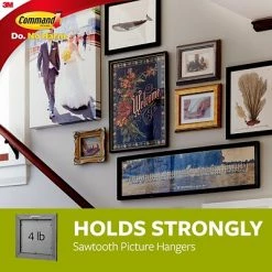 Discount 🎁 Command™ Picture Hanging And Poster Strips Command™ Sawtooth Picture Hanger, White, 3 Hangers (17042-ES) ⭐ -Tape Fasteners & Adhesives Sales unnamed file 2787