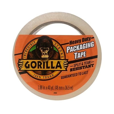 Top 10 😍 Packing Tape Gorilla Heavy Duty Packaging Tape, 1.88" X 40 Yd., Clear, 6 Rolls/Carton (6042502) 💯 1 Top 10 😍 Packing Tape Gorilla Heavy Duty Packaging Tape, 1.88" X 40 Yd., Clear, 6 Rolls/Carton (6042502) 💯
