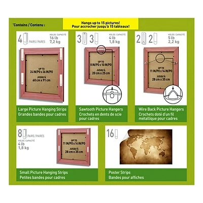 Flash Sale 😉 Hooks & Hanging Strips Command™ Picture Hanging Assortment Kit, White/Clear, Assorted, 50 Piece (17213-ES) 🛒 3 Flash Sale 😉 Hooks & Hanging Strips Command™ Picture Hanging Assortment Kit, White/Clear, Assorted, 50 Piece (17213-ES) 🛒 - Image 3