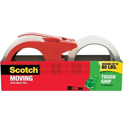 Wholesale 😉 Tape Dispenser W Tape Scotch® Tough Grip Moving Packing Tape With Dispenser, 1.88" X 38.2 Yds., Clear, 2 Rolls (3500S-2-1RD) 😉 1 Wholesale 😉 Tape Dispenser W Tape Scotch® Tough Grip Moving Packing Tape With Dispenser, 1.88" X 38.2 Yds., Clear, 2 Rolls (3500S-2-1RD) 😉