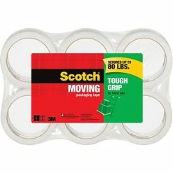 Budget 👍 Hot Melt Tapes Scotch® Tough Grip Moving Packing Tape, 1.88" X 43.7 Yds., 6 Rolls (3500-40-6) 👏