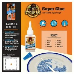 Outlet 😀 Gorilla Glue Super Glue, 0.53 Oz. (7805003) 👏 13 Outlet 😀 Gorilla Glue Super Glue, 0.53 Oz. (7805003) 👏 -Tape Fasteners & Adhesives Sales unnamed file 289