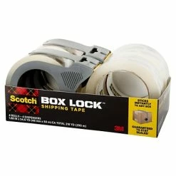Deals ❤️ Tape Dispenser W Tape Scotch® Box Lock™ Shipping Packing Tape With Refillable Dispensers, Clear, 1.88 In X 54.6 Yd, 4 Rolls/Pack (3950-4RD) 👏 -Tape Fasteners & Adhesives Sales unnamed file 2907