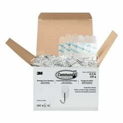 Best Sale 😀 Hooks & Hanging Strips Command™ Small Wire Hook, Clear, 40 Hooks, 48 Strips/Pack (17067CLR-S40NA) 🔔
