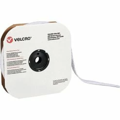 Discount 🌟 Hook And Loop Fastener Tape Velcro® Brand 1" X 75' Sticky Back Loop Only Roll, White (VEL136) ✔️