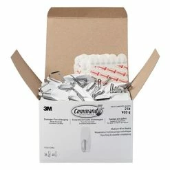 Budget ⭐ Command™ Adhesive Hooks Command™ Medium Wire Hooks, White, 35 Hooks (17065-S35NA) 😀