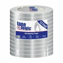 New 🎁 Filament Tape Tape Logic® 1400 Strapping Tape, 1/2" X 60 Yds., Clear, 12/Case (T913140012PK) 😉