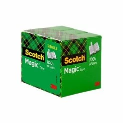 Cheapest 🧨 Scotch® Magic™ Invisible Tape Refill, 1" X 72 Yds., 3 Rolls (810-72-3PK) 🤩 -Tape Fasteners & Adhesives Sales unnamed file 3025
