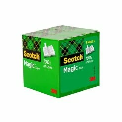 Cheapest 🧨 Scotch® Magic™ Invisible Tape Refill, 1" X 72 Yds., 3 Rolls (810-72-3PK) 🤩 -Tape Fasteners & Adhesives Sales unnamed file 3026