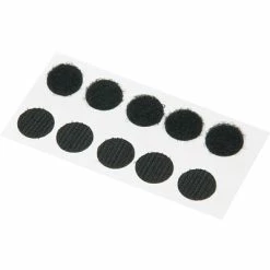 Deals 🤩 Hook And Loop Fastener Dots Velcro Dots 3/4" Dia. Sticky Back Hook & Loop Fastener, Black, 200/Pack (91823) ❤️