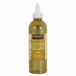 Best deal 🎁 Glue Sticks Sargent Art Washable Glitter Glue, Gold, 8 Oz. (SAR221981) 👍