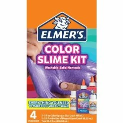 Outlet 👍 All Purpose & School Glue Elmer's Color Slime Kit Glue, Purple/Pink (2062233) 👏 -Tape Fasteners & Adhesives Sales unnamed file 3189
