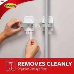 New 🛒 Command™ Adhesive Hooks Command™ Broom Gripper, White, 3 Grippers (17007-3NA) ✔️ -Tape Fasteners & Adhesives Sales unnamed file 3230