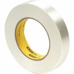 Best Sale ⌛ Scotch 3M Economy Grade Glass Filament Tape, 3" Core, Clear, 24mm X 55m, 1/Rl (893-1) 🔔