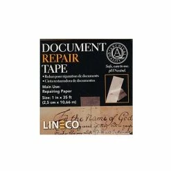 Flash Sale 💯 Craft Tape Lineco Document Repair Tape 1 In. X 35 Ft. [Pack Of 2] (2PK-901-0198) 😀