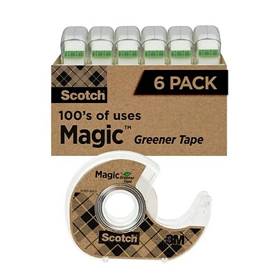 Hot Sale ✔️ Scotch® Magic™ Greener Invisible Tape With Dispenser, 3/4" X 16.67 Yds., 6 Rolls (6123) 👍 2 Hot Sale ✔️ Scotch® Magic™ Greener Invisible Tape With Dispenser, 3/4" X 16.67 Yds., 6 Rolls (6123) 👍 - Image 2
