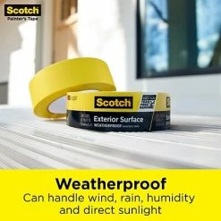 Best deal 😀 3M Painters Tape Scotch Exterior Surface 1.88" X 45 Yd. Heavy-Duty Painter's Tape (2097-48EC-XS) 😀 -Tape Fasteners & Adhesives Sales unnamed file 3322