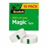 Best Pirce 🔥 Scotch® Magic™ Invisible Tape Refill, 3/4" X 27.77 Yds., 10 Rolls (810K10) 🔔