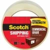 Wholesale ❤️ Hot Melt Tapes Scotch® Commercial Grade Shipping Packing Tape, 1.88" X 54.6 Yds., Clear, 3" Core, 36/Pack (3750-CS36ST) 😀