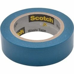 Cheapest ✔️ Scotch® Expressions Washi Tape, 0.59" X 10.91 Yds., Blue (C314-BLU) 🔥