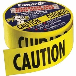 Best deal ⭐ Empire Level Empire® Level Safety Barricade Tapes, Yellow, Caution/Cuidado, 200' Length 😀