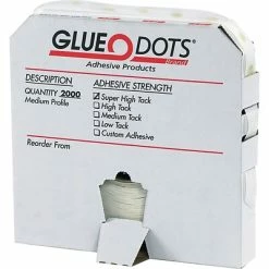 Best Pirce 🛒 Glue Dots 1/2" Super High Tack Glue Dots, Medium Profile, 2000/Case (GD115) ⭐