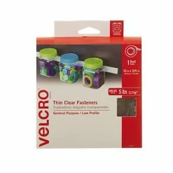 Top 10 🎁 Hook And Loop Fastener Tape Velcro® Brand 3/4" X 15' Sticky Back Hook & Loop Fastener Roll, Clear (91325) 🥰