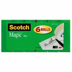 Wholesale 🎁 Scotch® Magic™ Invisible Tape Refill, 3/4" X 22.2 Yds., 6 Rolls (810S6) 🎁
