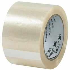 New ✔️ Scotch Acrylic Tape 3M™ 305 Carton Sealing Tape, 3" X 110 Yds, Clear, 6/Rolls (T9053056PK) 🌟