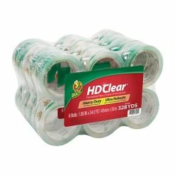 Hot Sale 👏 Acrylic Tape Duck® Brand 1.88 In. X 54.6 Yd. HD Clear™ Heavy Duty Packing Tape, Clear, 24-Pack (393730) 🧨