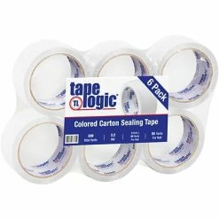 Cheap ⭐ Packing Tape Tape Logic 2"W X 55 Yards X 2.2 Mil Carton Sealing Tape, White, Pack Of 6 (T90122W6PK) 😀