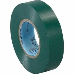 Cheap 🧨 Tape Logic™ Vinyl Electrical Tapes Tape Logic™ 3/4"(W) X 20 Yds(L) Vinyl Electrical Tape, Green, 10/Pack 🌟