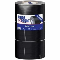 Discount ⌛ Tape Logic® Gaffers Tape, 11 Mil, 4" X 60 Yds., Black, 3/Case (T98918B3PK) 🌟