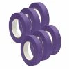 Outlet 💯 DSS Distributing 1" X 55 Yds, Premium Grade Masking Tape, Purple, 6 Rolls/Bundle (DSS4616P-6) 🧨