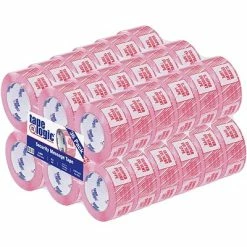 Coupon 🔔 Tape Logic 2" X 110 Yds. X 2.5 Mil "TAMPER EVIDENT" Security Tape, Red/White, 36/Carton 🥰